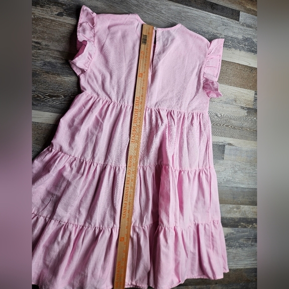 Petal & Pup Pink Amarah Linen Blend Dress Size Women's 6 - Picture 10 of 11